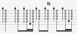 扫弦节奏型1